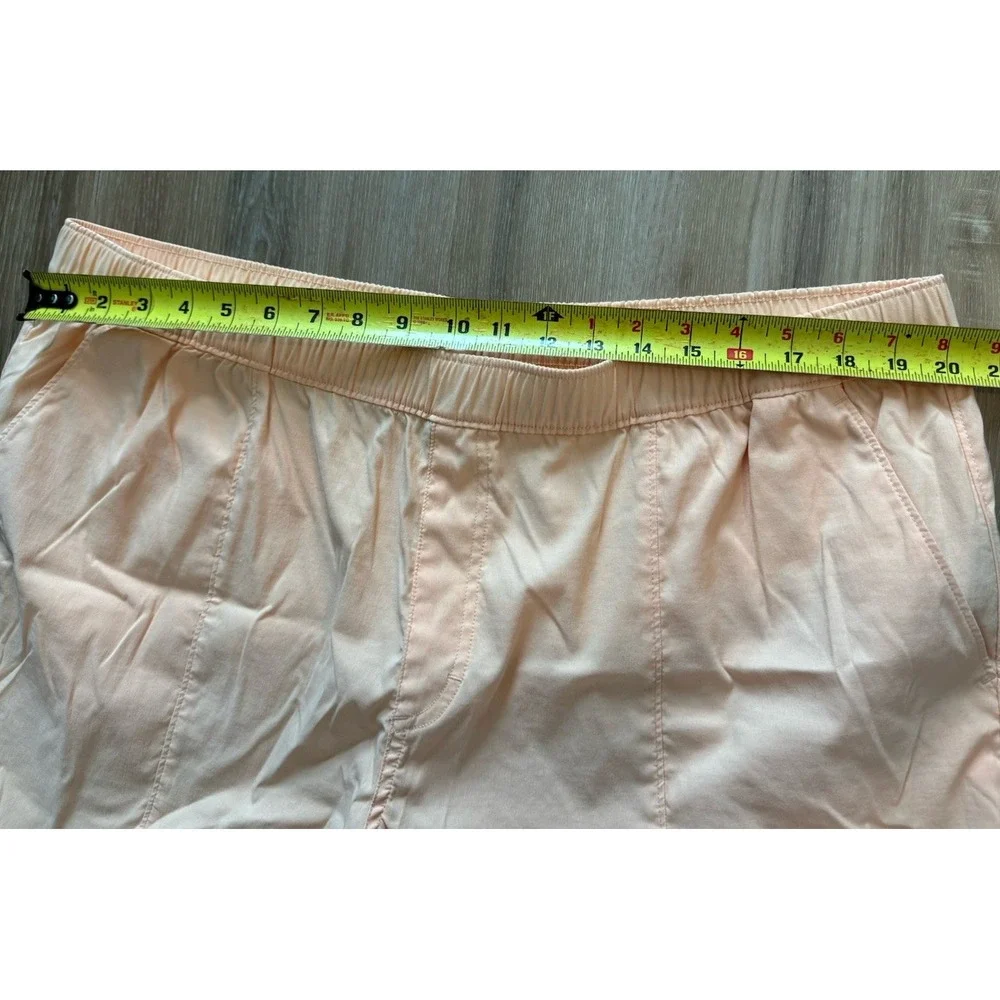 The North Face Men's Pull On Shorts Stretch Waist Peach Embroidered Logo‎ XXL